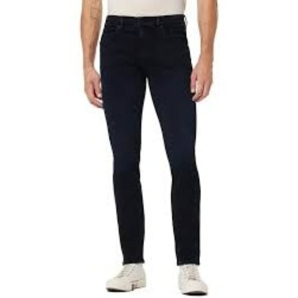 Hudson AXL Mens 31 x 33 Dark Denim JeansZip Fly Stretch EUC 8442 Modern